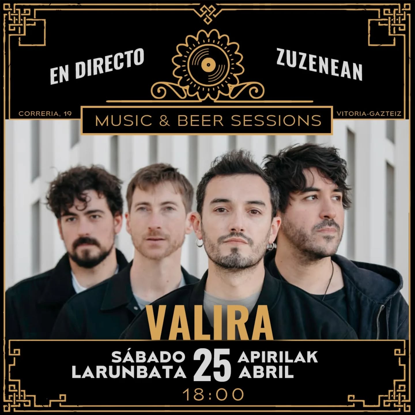 Valira viene a la tienda este sábado 25 de abril a presentar su último trabajo. 
Será a las 18:00 horas Firma de discos, y tras la firma, breve acústico-Showcase. 

Larunbatean, apirilak 25, Valira taldea dator dendara beraien azken diskoa aurkeztera. 
18:00etan izango da. Disko sinaketa, eta ondoren, akustiko-showcase laburra.

#valira #acustico #vinylora 
@valiramusic @hontzaprodukzioak